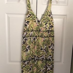 Paisley maxi dress